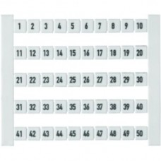 Klemmenmarkierer Weidmüller Dekafix 5 Aufdruck: 351-400. waagerecht weiss - 500stk