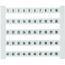 Klemmenmarkierer Weidmüller Dekafix 5 Aufdruck: 551-600. waagerecht weiss - 500stk