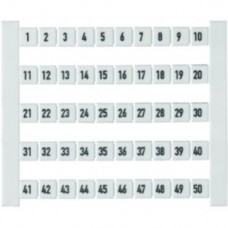 Klemmenmarkierer Weidmüller Dekafix 5 Aufdruck: 701-750. waagerecht weiss - 500stk