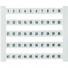 Klemmenmarkierer Weidmüller Dekafix 5 Aufdruck: 751-800. waagerecht weiss - 500stk