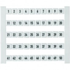 Klemmenmarkierer Weidmüller Dekafix 5 Aufdruck: 851-900. waagerecht weiss - 500stk