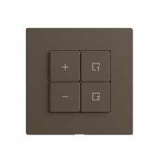 Dimmer Uni-LED 1K/4T Szene EDIZIOdue Wiser coffee