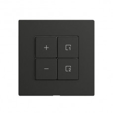 Dimmer Uni-LED 1K/4T Szene EDIZIOdue Wiser schwarz