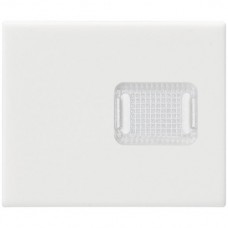 Doppel-Druckknopf kallysto weiss 2x(20x20)mm mit 2 Frontlinsen