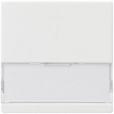Druckknopf kallysto weiss 40x40mm für Sonnerietaster
