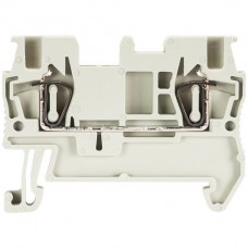 Durchgangsklemme Wieland WKF 2xFederzuganschluss 1,5mm² 4,15mm grau