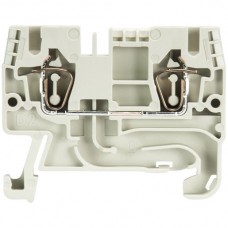 Durchgangsklemme Wieland WKFN 2×Federzuganschluss 2,5mm² 5mm grau
