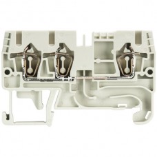 Durchgangsklemme Wieland WKFN 3×Federzuganschluss 2,5mm² 5mm grau