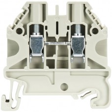 Durchgangsklemme Wieland WT 2×Schraubanschluss 4mm² 6mm grau