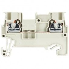 Durchgangsklemme Wieland WTP 2×Push-In 1,5mm² 3,5mm grau