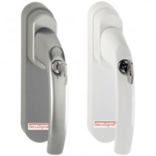 EnOcean RF-Fenstergriff weiss abschliessbar, Omnio