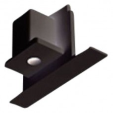 Endkappe mit Deckenauflage für 3~ Einbauschiene, schwarz