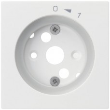 Frontplatte 1->0 weiss kallysto 60x60 für Schwenktaster