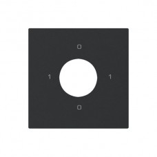 Frontset 0-1-0-1 schwarz kallysto 60x60 für Schlüsselschalter