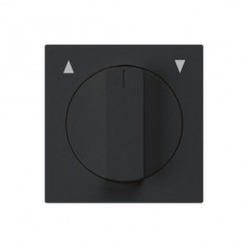 Frontset kallysto 60x60 schwarz für Storendrehschalter/-taster