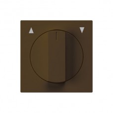 Frontset kallysto 60×60mm braun für Storendrehschalter/-taster