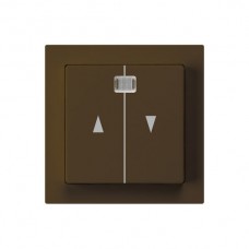 Frontset kallysto 60x60 braun für Storenschalter tapparello