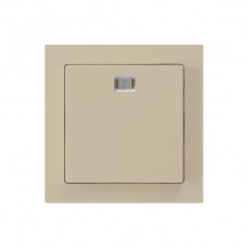 Frontset kallysto 60x60mm beige für Zeitschalter oekoswitch