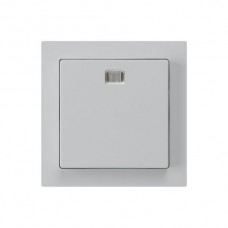 Frontset kallysto 60x60mm hellgrau für Zeitschalter oekoswitch