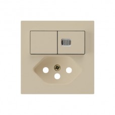 Frontset kallysto 60×60 beige mit 1 Linse für Kleinkombi S1/T13