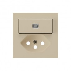 Frontset kallysto 60×60 beige mit Linse für Kleinkombi S3/T13