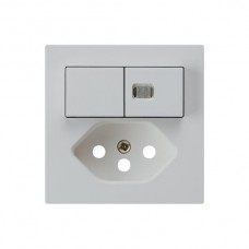Frontset kallysto 60×60 hellgrau mit 1 Linse für Kleinkombi S1/T13