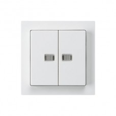 Frontset kallysto weiss mit 2 Linsen, 60×60mm