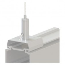 Gripper mit Stromschienenclip für Seil max.Ø1,5mm weiss