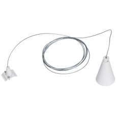 Seilabhängung Eglo für 3-Phasen-Stromschiene, 2,5m weiss