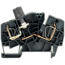 Sicherungs-Reihenklemme Weidmüller ZSI 6-2 2X2.5/G25 Zugfeder 6mm² TS35 schwarz
