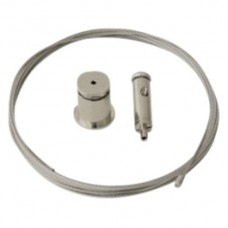 Standard-Seilaufhängung 1.5m höhenverstellbar, silber