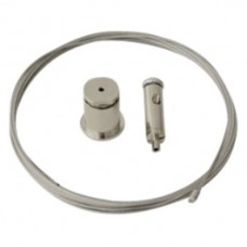 Standard-Seilaufhängung 3m höhenverstellbar, silber
