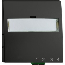 UP-Anschlussdose FTTH EDIZIOdue FH 1×LC APC Duplex F schwarz UP-Anschlussdose FTTH EDIZIOdue FH 1×LC APC Duplex F schwarz