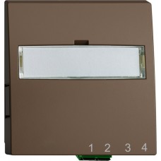 UP-Anschlussdose FTTH EDIZIOdue Feller 1xLC APC Duplex coffee F UP-Anschlussdose FTTH EDIZIOdue Feller 1xLC APC Duplex coffee F