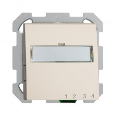 UP-Anschlussdose FTTH EDIZIOdue FH 1×LC APC Duplex FM crema UP-Anschlussdose FTTH EDIZIOdue FH 1×LC APC Duplex FM crema