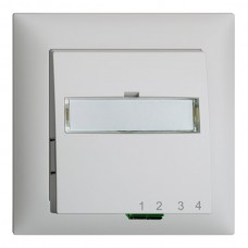 UP-Anschlussdose FTTH EDIZIOdue FH 1×LC APC Duplex FMI hellgrau UP-Anschlussdose FTTH EDIZIOdue FH 1×LC APC Duplex FMI hellgrau
