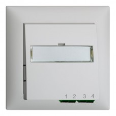 UP-Anschlussdose FTTH EDIZIOdue FH 2×LC APC Duplex FMI hellgrau UP-Anschlussdose FTTH EDIZIOdue FH 2×LC APC Duplex FMI hellgrau