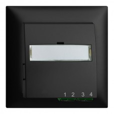 UP-Anschlussdose FTTH EDIZIOdue Feller 2xLC APC Duplex schwarz FMI UP-Anschlussdose FTTH EDIZIOdue Feller 2xLC APC Duplex schwarz FMI