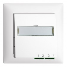 UP-Anschlussdose FTTH Feller EDIZIOdue FH 2×LC APC Duplex FMI weiss UP-Anschlussdose FTTH Feller EDIZIOdue FH 2×LC APC Duplex FMI weiss