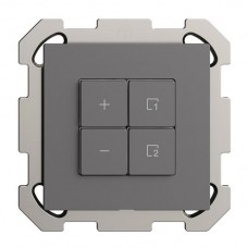 UP-Dimmer Uni-LED 1K/4T Szene EDIZIOdue Wiser dunkelgrau FM