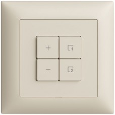 UP-Dimmer Uni-LED 1K/4T Szene WLAN EDIZIOdue Wiser crema FMI