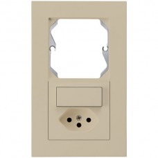 UP-Kombi I-I leer+3/T13 beige kallysto.pro 10A 154x94mm