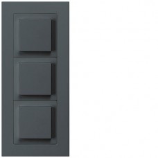 UP-Kombination Hager kallysto.pro Gr.I-I-I, vertikal, 3×Schalter S3 anthrazit UP-Kombination Hager kallysto.pro Gr.I-I-I, vertikal, 3×Schalter S3 anthrazit