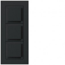 UP-Kombination Hager kallysto.pro Gr.I-I-I vertikal 3×Schalter S3 schwarz UP-Kombination Hager kallysto.pro Gr.I-I-I vertikal 3×Schalter S3 schwarz