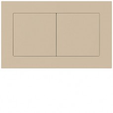 UP-Kombination Hager kallysto.pro Gr.I-I, horizontal, 2×Blinddeckel beige