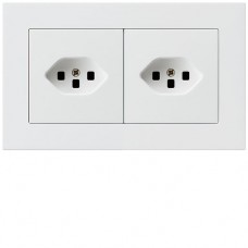 UP-Kombination Hager kallysto.pro  Gr.I-I, horizontal, 2×Typ 23 weiss