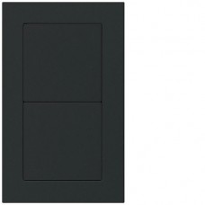 UP-Kombination Hager kallysto.pro Gr.I-I, vertikal, 2×Blinddeckel schwarz UP-Kombination Hager kallysto.pro Gr.I-I, vertikal, 2×Blinddeckel schwarz