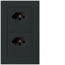 UP-Kombination Hager kallysto.pro Gr.I-I, vertikal, 2×Typ 23 mit Schraubklemme C schwarz UP-Kombination Hager kallysto.pro Gr.I-I, vertikal, 2×Typ 23 mit Schraubklemme C schwarz