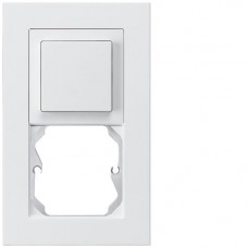 UP-Kombination Hager kallysto.pro Gr.I-I vertikal Schalter S3 + leer weiss