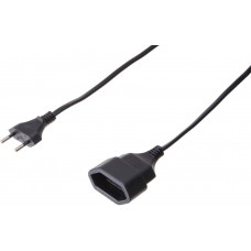 Verlängerung Max Hauri T11 3m 2×1mm² Tdf schwarz